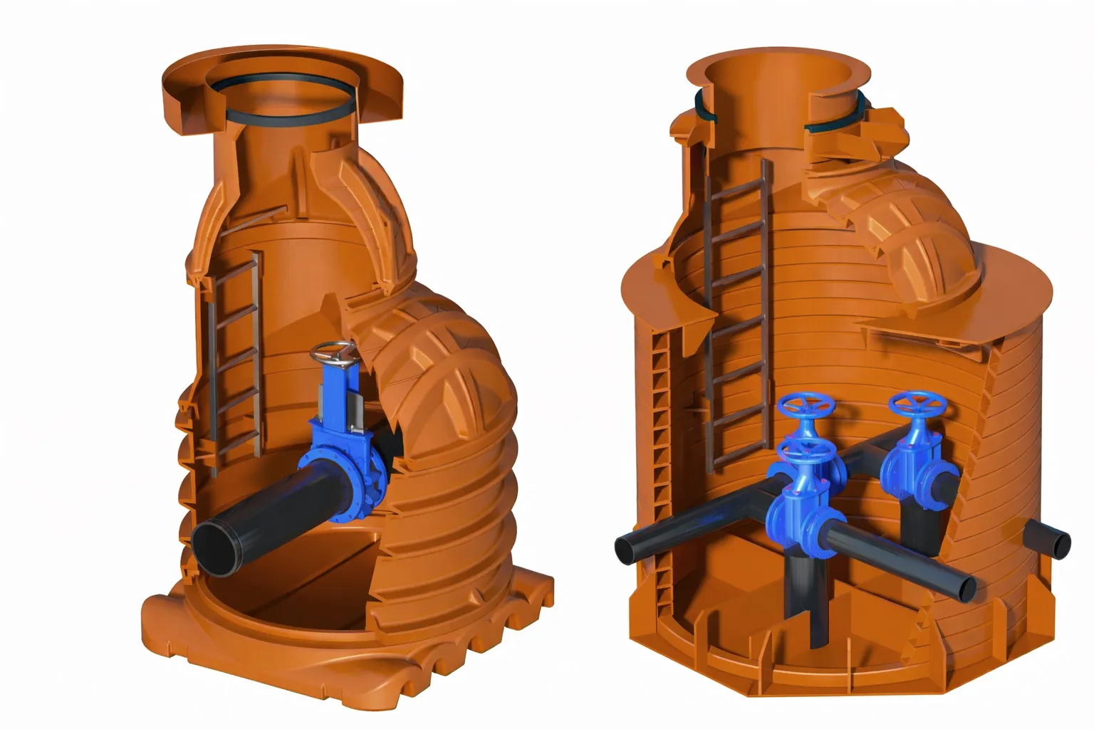 Водопроводные колодцы